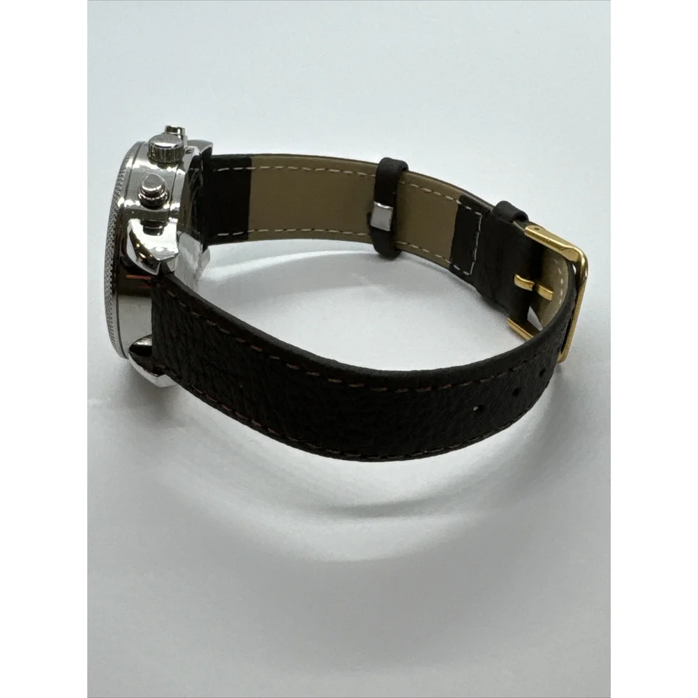 Michael Kors MK5020 Women's Black Leather Analog Dial Wrist Quartz Watch AEA040